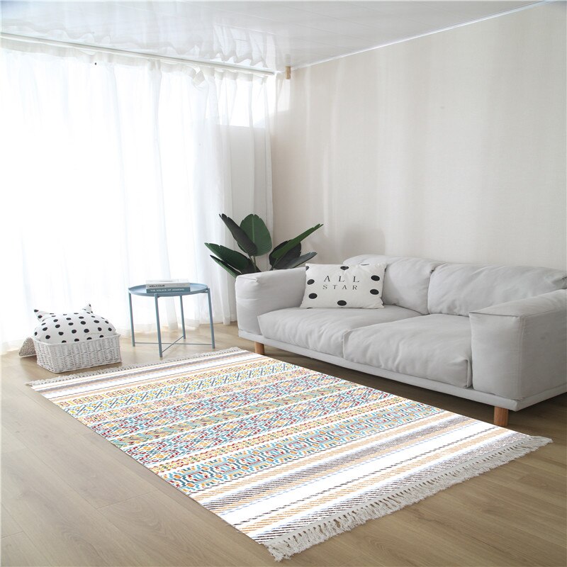 Nordic Hand Woven Home Bedroom Rugs