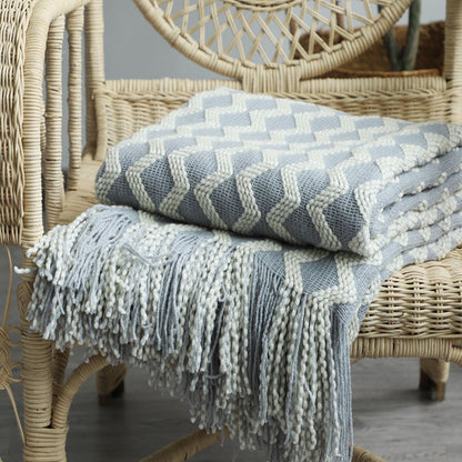 Nordic Knitted Blanket