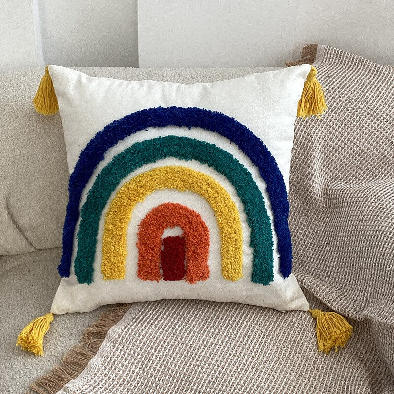 Embroidery Cushion Pillow Throw