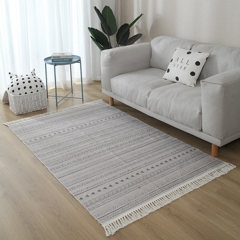 Moroccan Style Carpet Cotton Rug