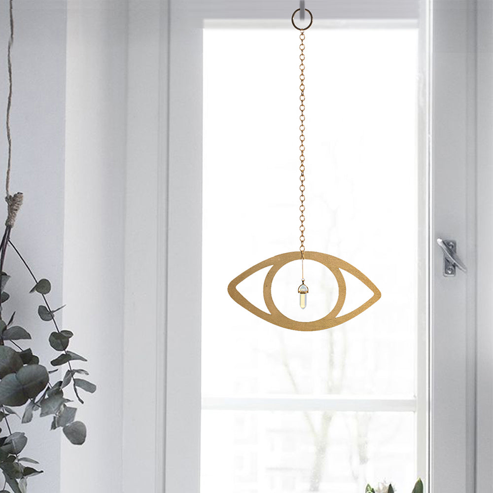 Eye Phase Wooden Wall Hanging - Lumi Ascend