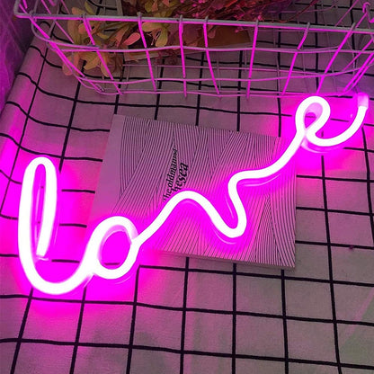 LED Neon Lights Love Shape - Lumi Ascend