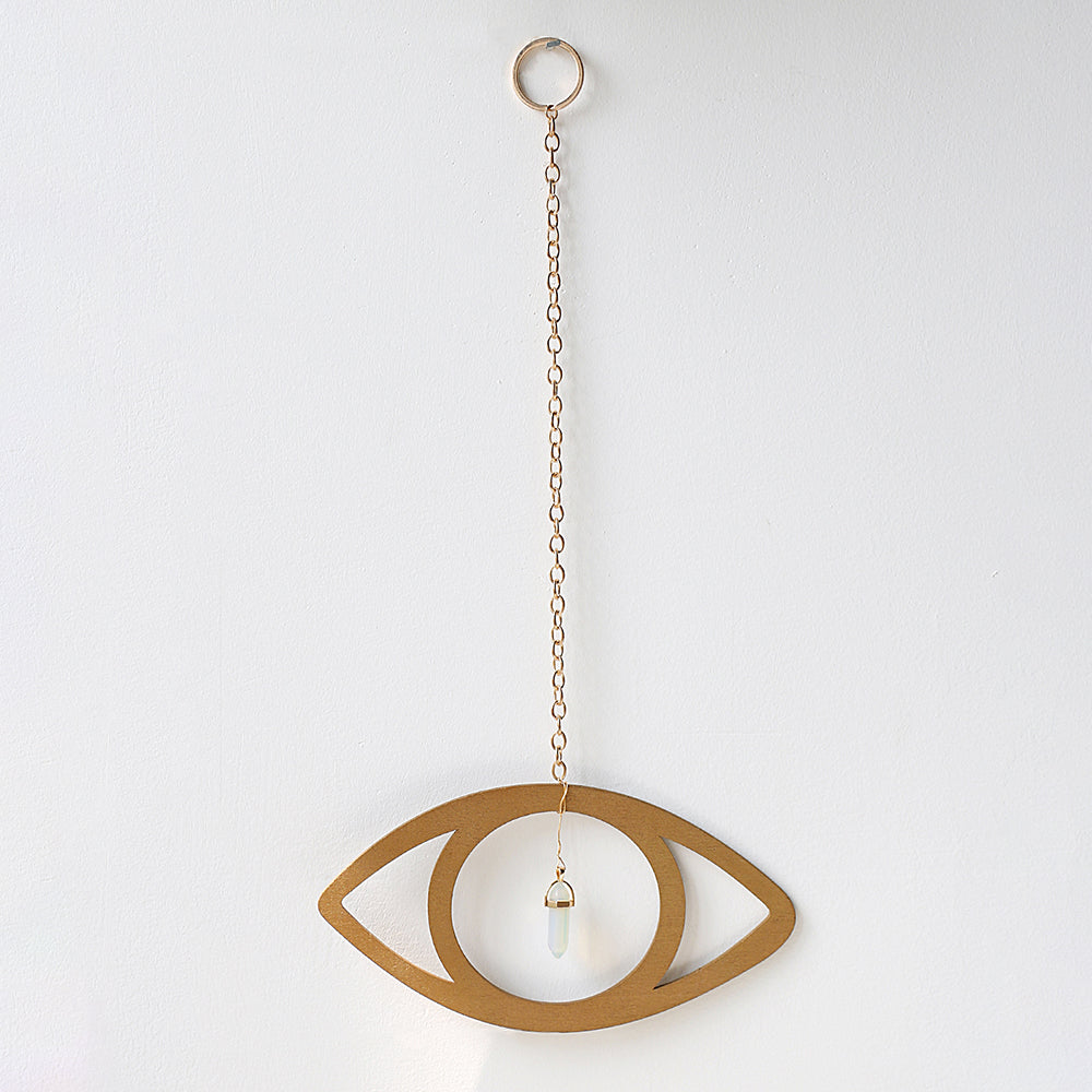 Eye Phase Wooden Wall Hanging - Lumi Ascend